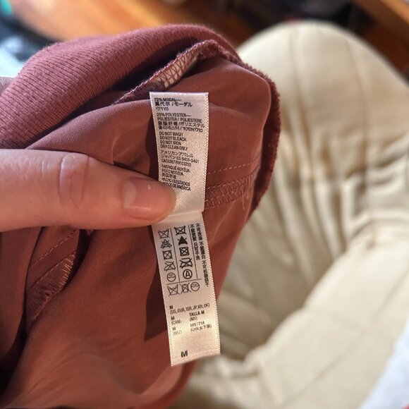 American Apparel Bomber Jacket - Dusty Rose - Size M - Good Condition - Picture 6 of 7